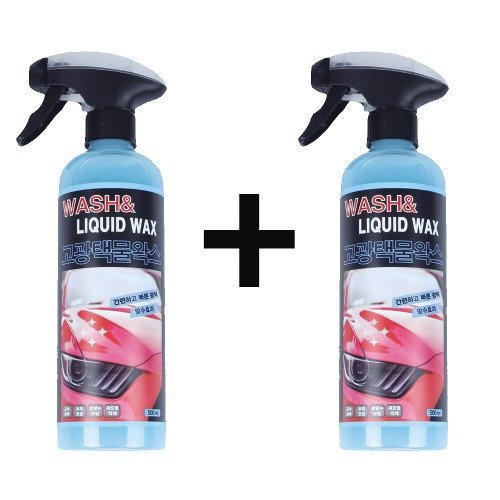 미소진 고광택 물왁스 500ml 1+1